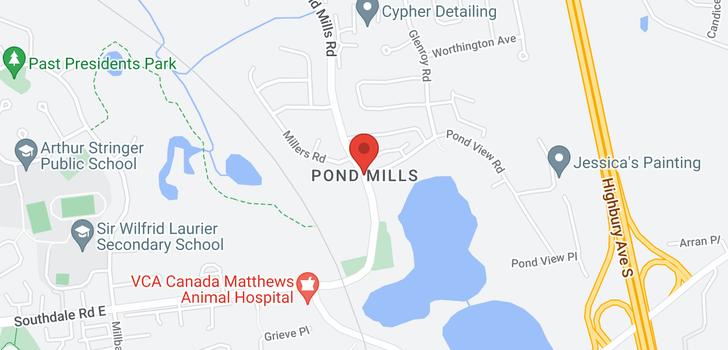 map of 45 POND MILLS ROAD #406
